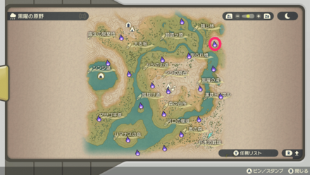 ポケモンアルセウスのともしび16マップ