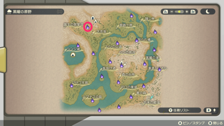 ポケモンアルセウスのともしび8マップ