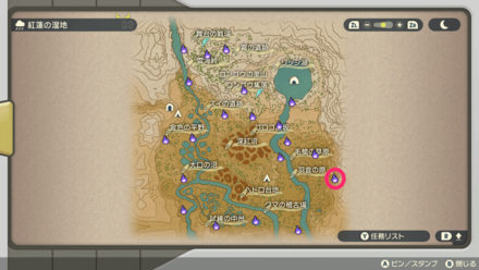 ポケモンアルセウスのともしび35マップ