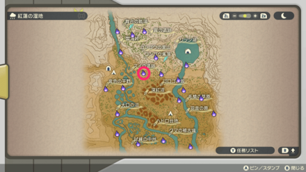 ポケモンアルセウスのともしび42マップ