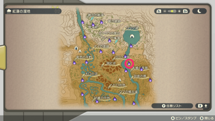 ポケモンアルセウスのともしび38マップ