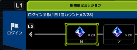 ログインボーナス