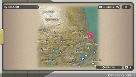 ポケモンアルセウスのともしび75マップ