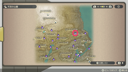 ポケモンアルセウスのともしび76マップ