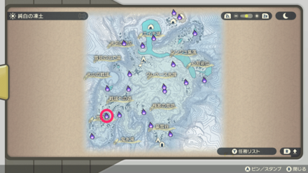 ポケモンアルセウスのともしび92マップ