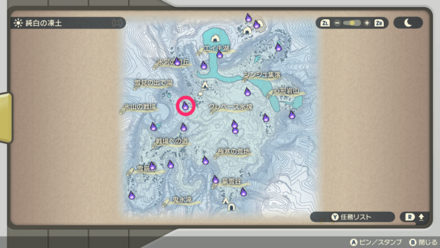 ポケモンアルセウスのともしび96マップ