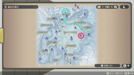 ポケモンアルセウスのともしび99マップ