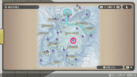 ポケモンアルセウスのともしび97マップ
