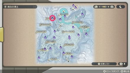 ポケモンアルセウスのともしび102マップ