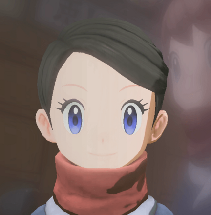 女主人公七三分け