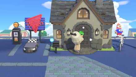 自宅のドアプレートはYボタンを押して外す