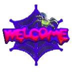 スパイダーなドアプレートのブルーの画像