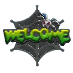 スパイダーなドアプレートのブラックの画像