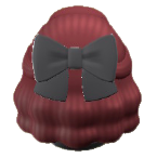 リボンつきウィッグの画像