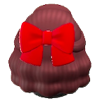 リボンつきウィッグの画像