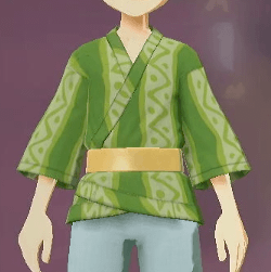 柄付き道中着 織部画像