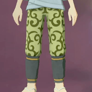 柄付き股引 洋唐草画像