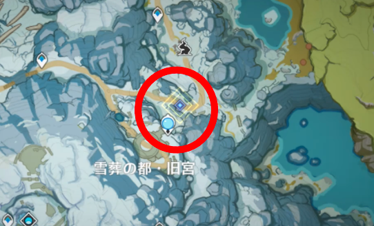 ドラゴンスパインの場所