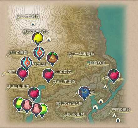 天冠の山麓のレアポケモン