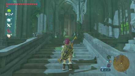 時の神殿跡の女神像