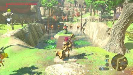 カカリコ村の女神像