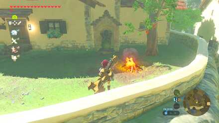 ハテノ村の女神像