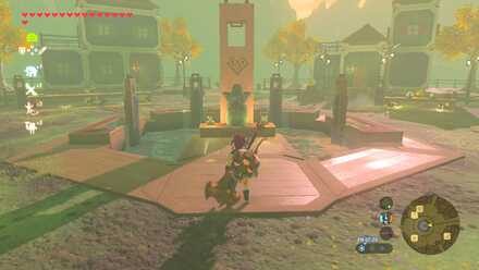 イチカラ村の女神像