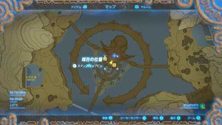 ゾーラの里の女神像の場所マップ詳細