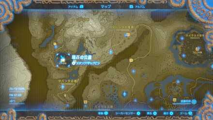 リトの村の女神像の場所マップ