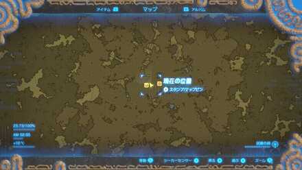 コログの森の女神像の場所マップ詳細