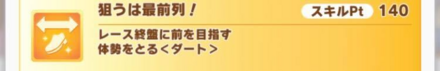 覚醒Lv5スキルがダートチャンミでは有効