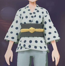 柄付き道中着 豆絞画像