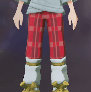 柄付き股引 格子画像