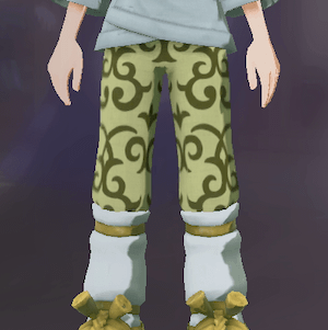 柄付き股引 洋唐草画像