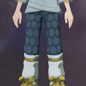 柄付き股引 大豆絞画像