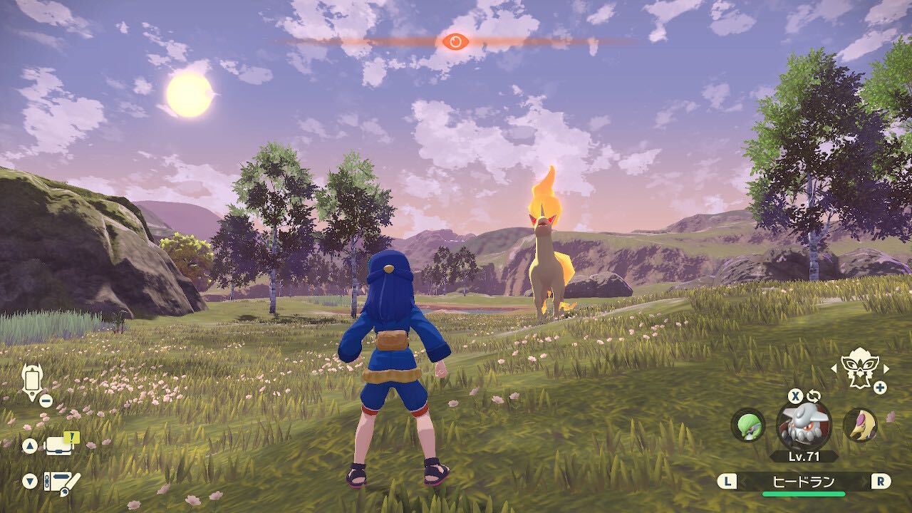 一部のポケモンは出現条件に天気が影響する