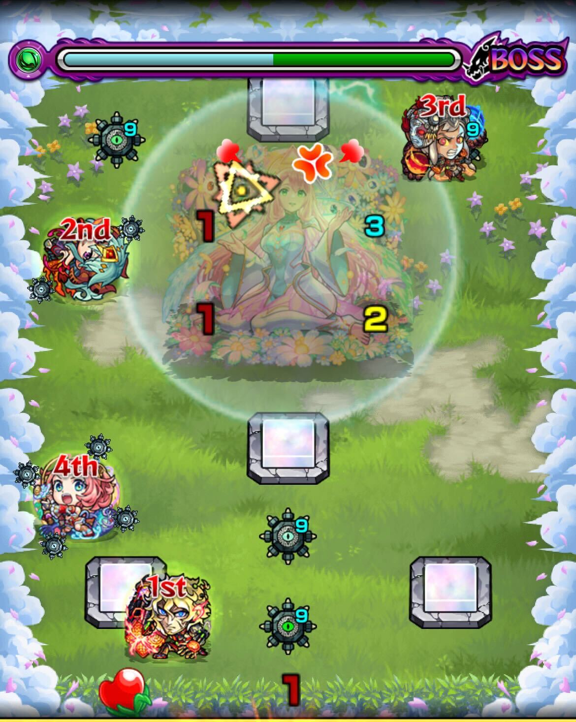 ビナー 天界への証明 ボス1クロスドクロ処理後