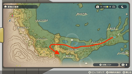 エテボースおやぶん場所