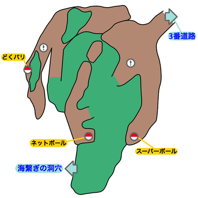 メレメレの花園のマップ画像
