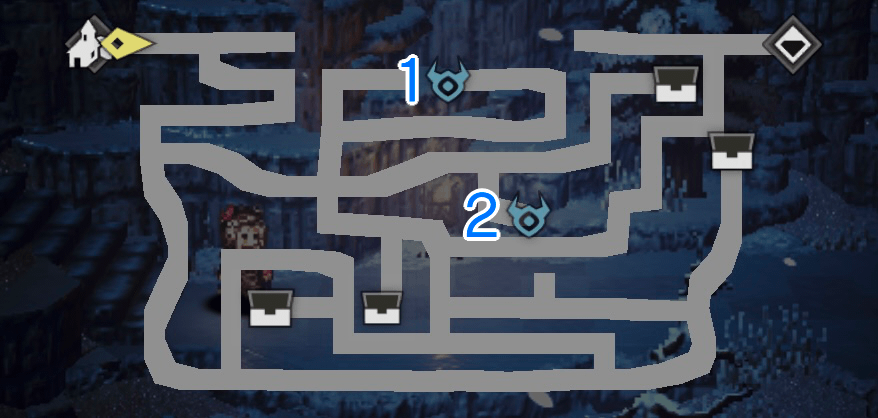 導火の雪渓 シンボルエネミー