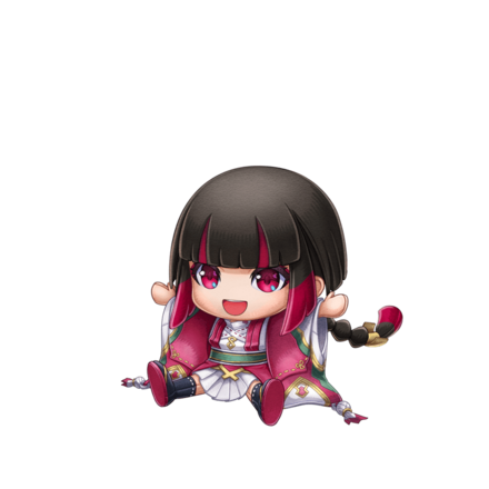 オセロニアのぬいぐるみあやめちゃんの画像