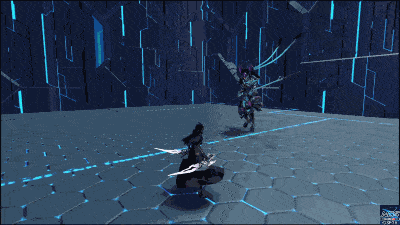 ブジンの突進斬り3連コンボ1