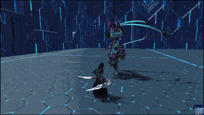 ブジンの突進斬り