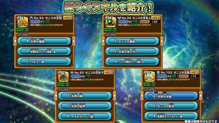 ゼニス装備詳細