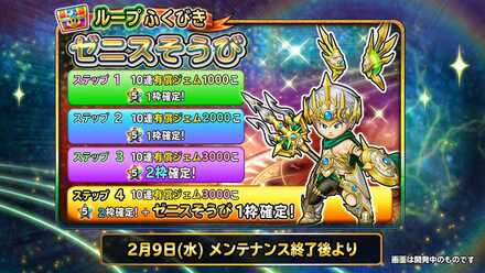 ゼニス装備ガチャ