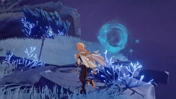 黒霧に包まれた淵下宮