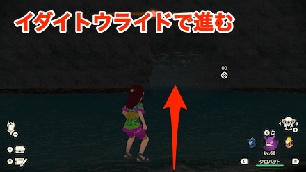 洞窟内の詳細な行き方