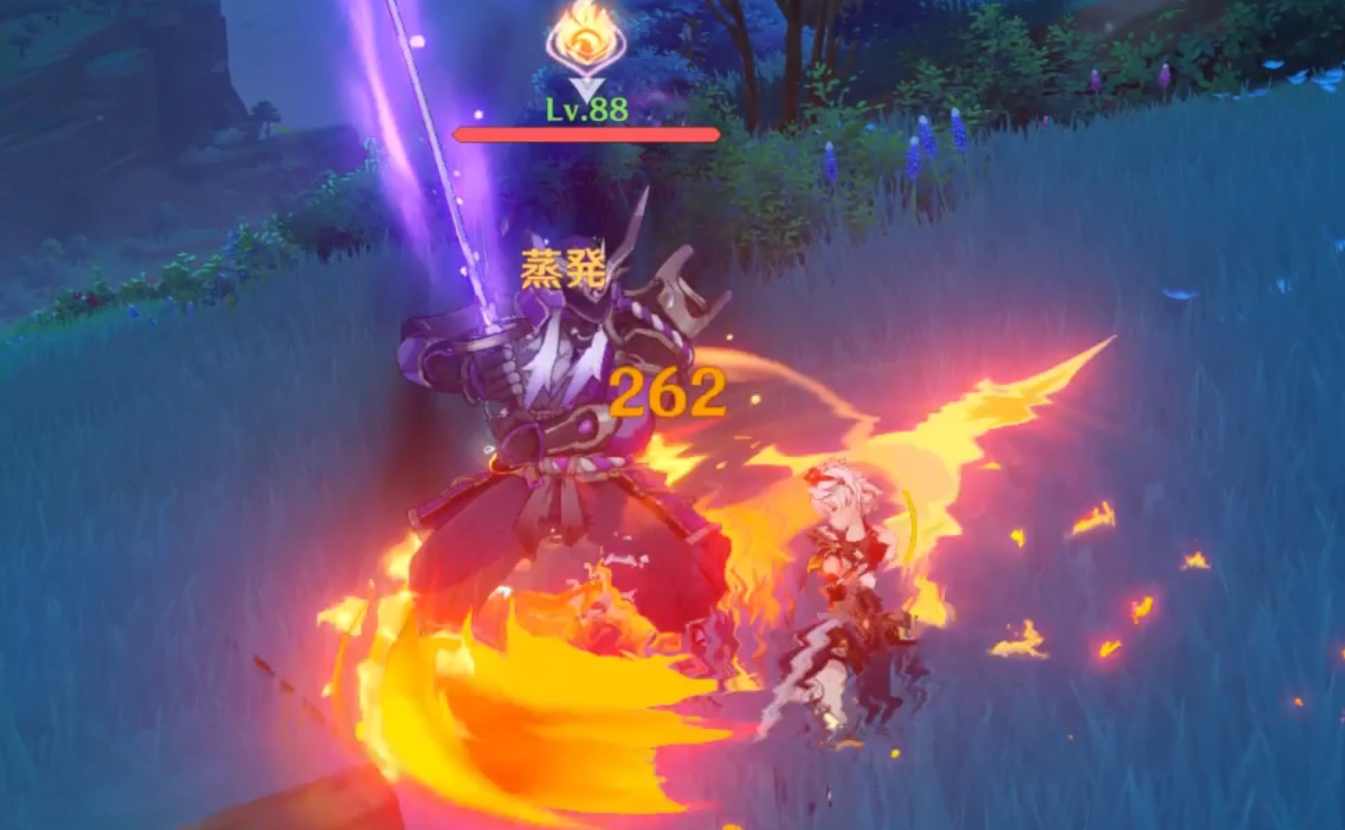 元素反応・蒸発