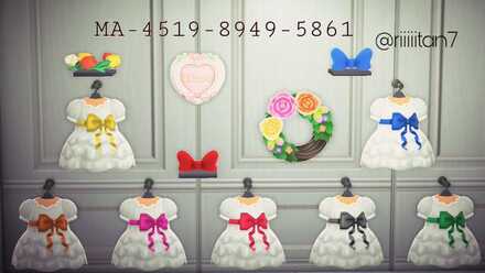 リボンドレス画像