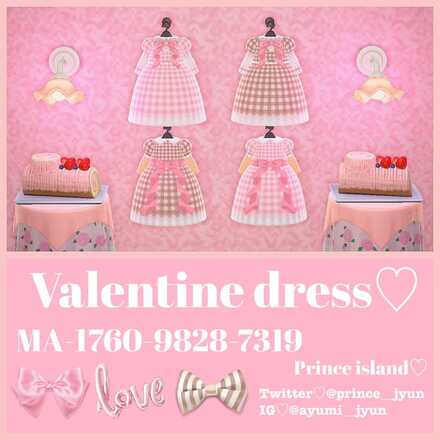 Valentine dress画像